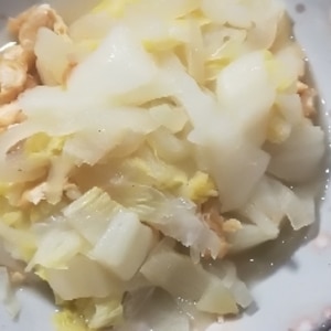 レンジで５分☆白菜の煮物　中華風